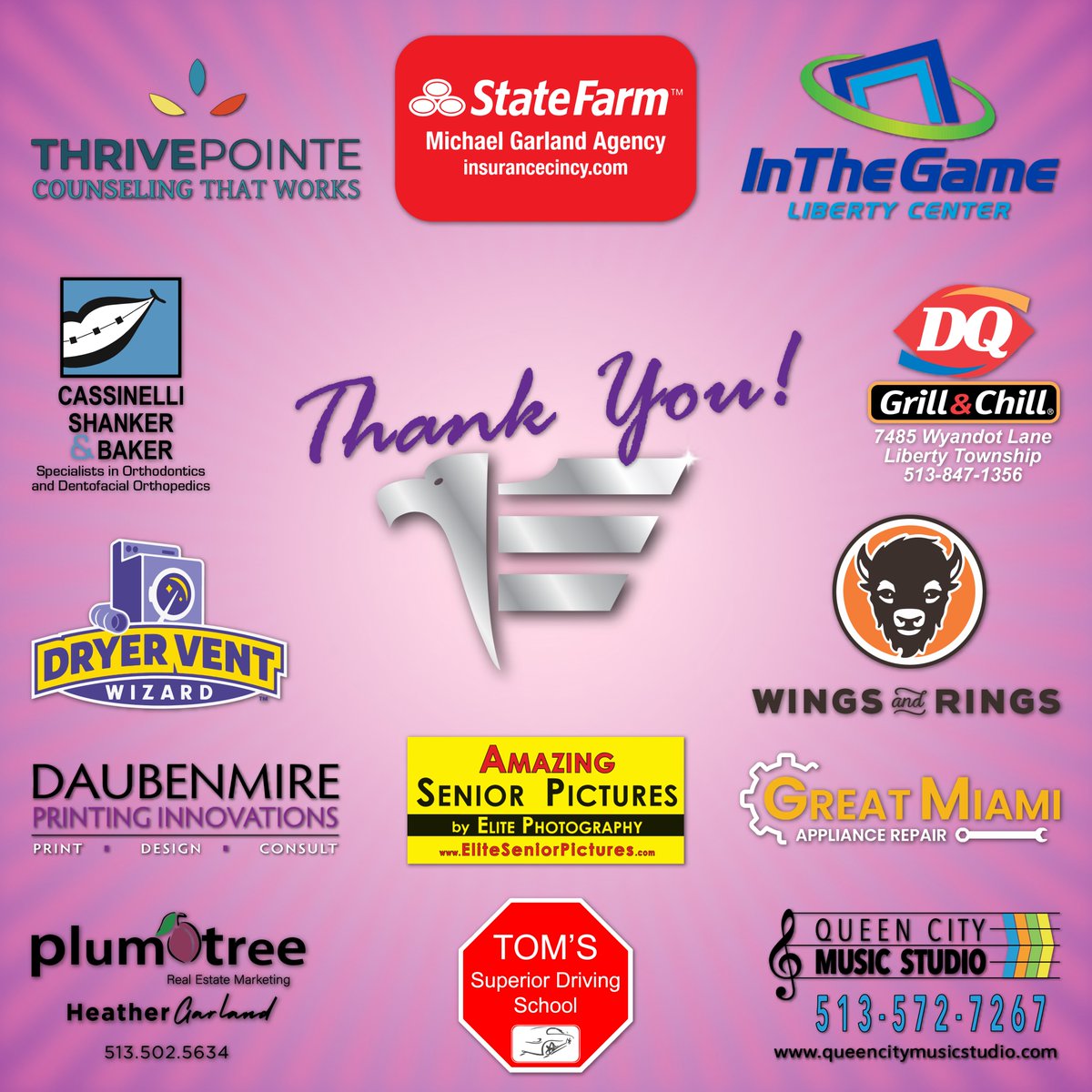Sundays are for Sponsors! We truly appreciate your wonderful support this year! #sponsorsunday #thereoncewasaprettygoodband