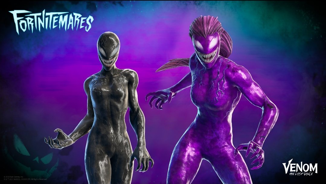 Yt_A1pHA_n1's tweet photo. 2x Winners 🏆
Eddie brock or Venom
Agony or She-Venom
Mike Myers Bundle
Follow me @Yt_A1pHA_n1 &amp; @bd0ubl3 w/ 🔔 
Repost ♻️ &amp; like ❤️ this tweet.
Ends in 24 hours ⏰️ 
Good luck 🙂
#Fortnitemares #Fortnite #Giveaway https://t.co/CIhhbxitVk
