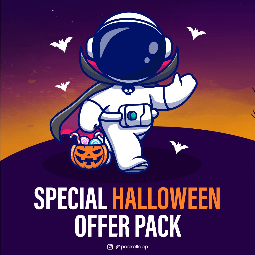 Packellapp's tweet image. 🎃 Halloween Packell’s Special Offer Pack to boost your earnings!

Get 10 Halloween Packs for just $60 and unlock the potential to earn up to $450.

Limited time only 👻💸

Start earning big this season! 🕸️✨

#HalloweenDeals #EarnMoneyOnline #Packell #PassiveIncome #SideHustle