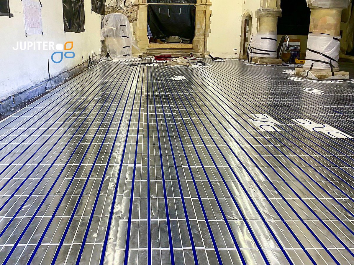 JUPITER Church Underfloor Heating - St. Margaret’s Church, Rottingdean - 
installed just in time for the colder winter months #churchunderfloorheating