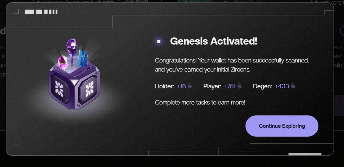 "-🔔🔔 Genesis Chainbase Launched Testnet with possible Airdrop

➡️ You could already have retroactive points available, based on your wallet interactions

👉 Link: genesis.chainbase.run/landing?referr…

✅ Include the Chainbase testnet in the wallet

☑️ Finish the onboarding steps

#Chainbase