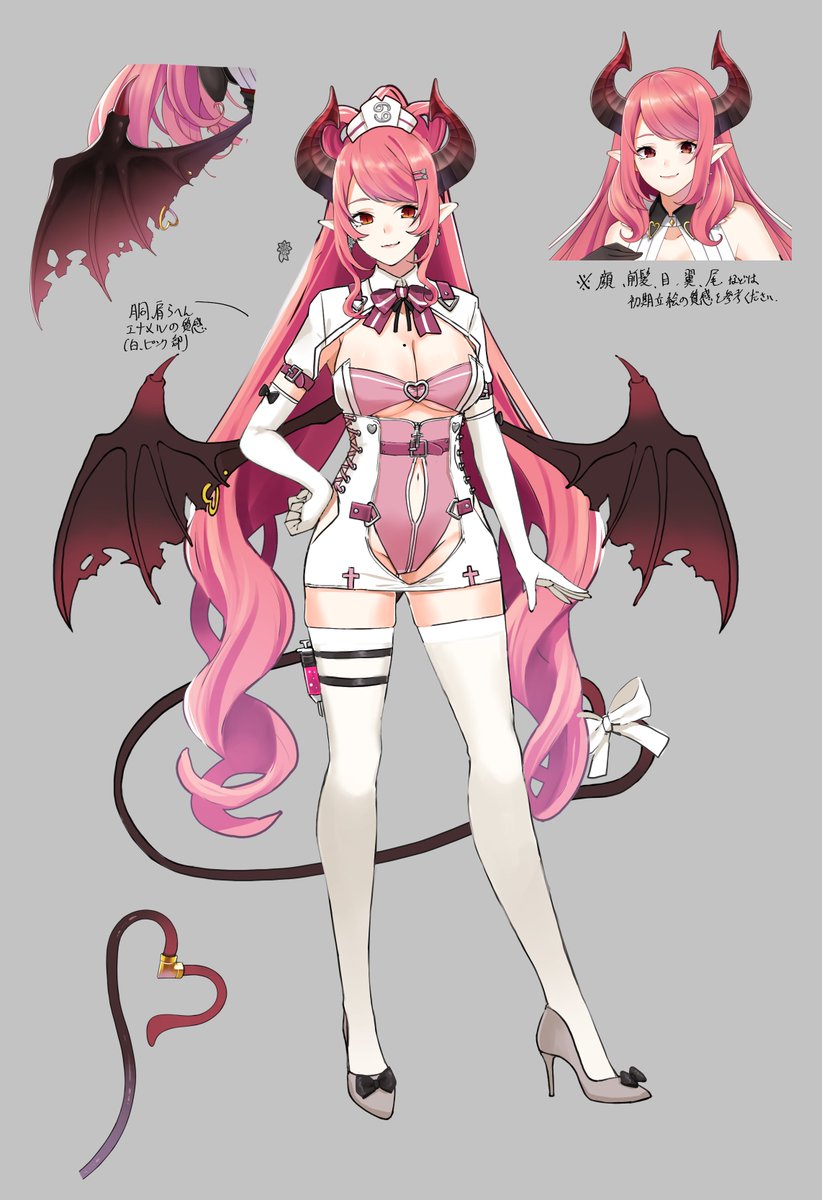 「夢魔ぺろりちゃん()の新衣装デザインしましたよー!思いつく限りの健全範囲内えちち」|れつなのイラスト