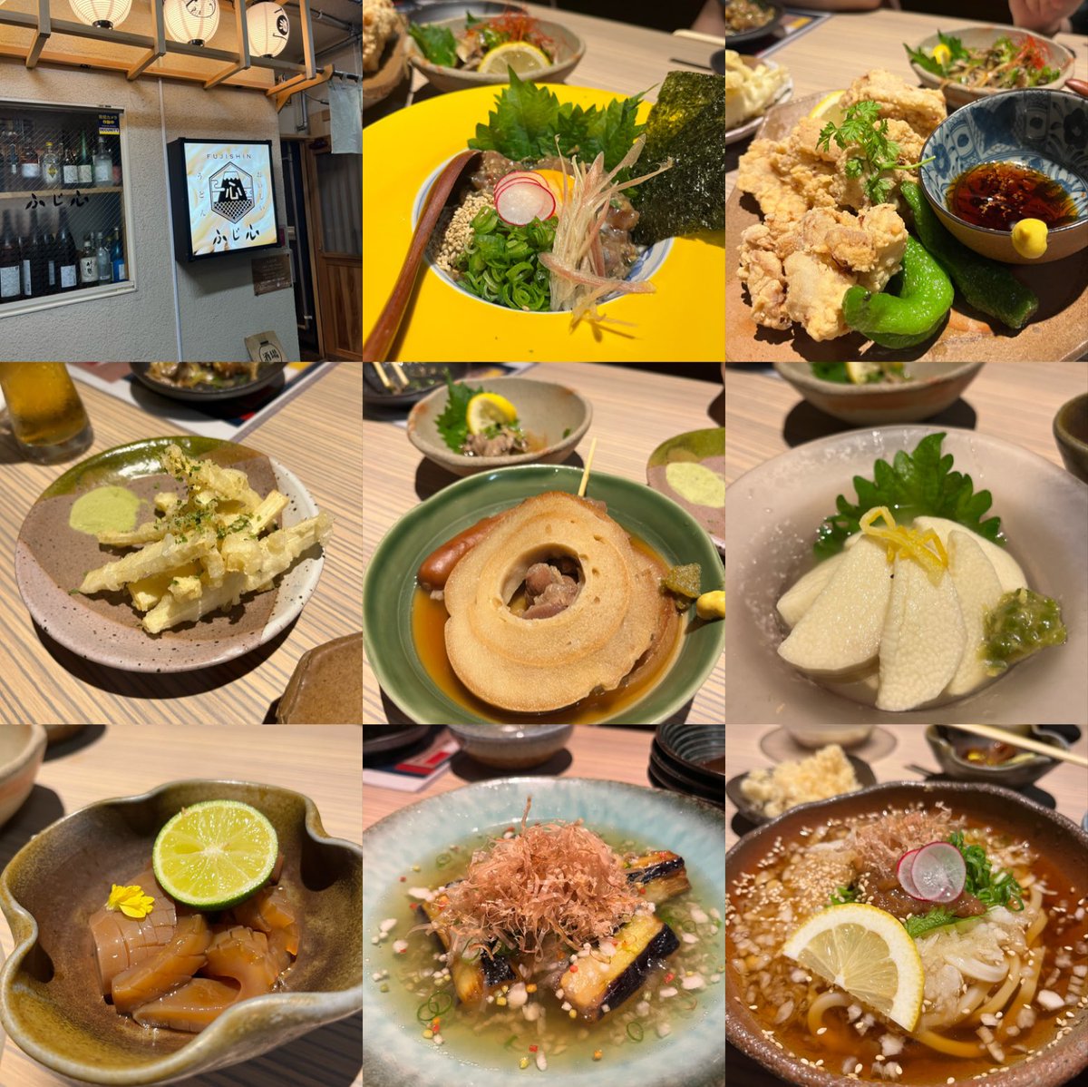 Keikmj's tweet photo. 週末は「呑んだくれ女子会」。お料理どれも美味しかった。２軒目はお酒の種類が豊富で雰囲気もこの安定の薄暗さも全て心地良い。3軒目にシメのお寿司食べたかったはずなのに、胃袋が大渋滞で結局サラダと揚げ出し豆腐だけ頂くことに。久しぶりにお腹も心も満たされ楽しい時間を満喫できた✨ https://t.co/gFlBnqwT1C