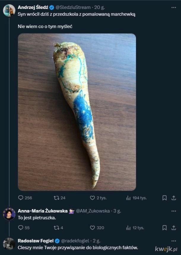 LadyInB43912586's tweet image. 😀😀Anna-Maria Wyjaśniona.😁😁

#marchewka #pietruszka #biologia #biologicznefakty
#AnnaMaria #Żukowski
#wyjaśnienie
😎👑👠