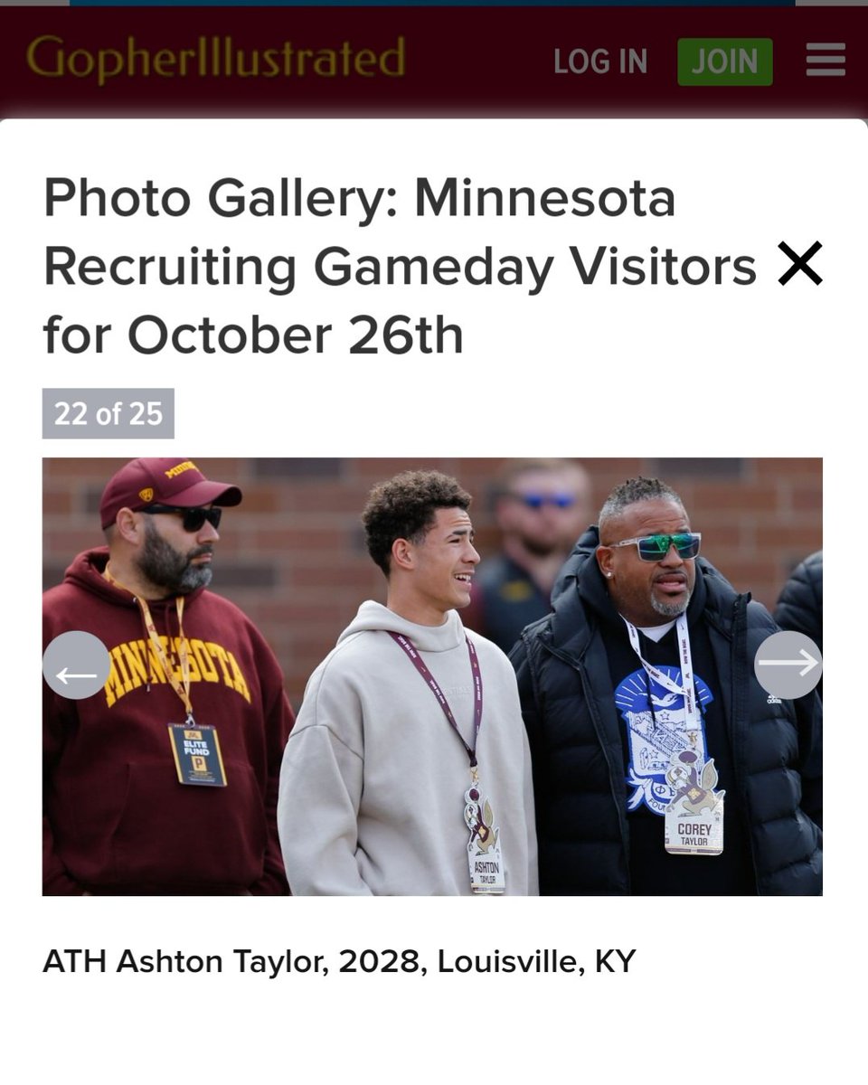 Ashton Taylor (@fast_ash7) on Twitter photo I had a great GameDay visit at <a href="/GopherFootball/">Minnesota Football</a> <a href="/Gophers247/">Gopher Illustrated</a>
Thanks to coach <a href="/Coach_DeBo46/">Coach Winston DeLattiboudere III</a>
For inviting me! I can't wait to come back. <a href="/WillxDrew/">Will Drew</a> #RTB #SkiUMah #Gophers <a href="/MacCorleone74/">Rion (Ree-un) Young</a> <a href="/ErikRichardsUSA/">Erik Richards</a> <a href="/GregBiggins/">Greg Biggins</a> <a href="/bighitslive/">BIGHITSLIVE</a> <a href="/NWahlScouting/">Nate Wahl</a> <a href="/LauerFBU/">Matt Lauer</a> <a href="/AWilliamsUSA/">Anthony Williams</a> <a href="/GopherReport247/">The Gopher Report on GI (247Sports)</a> I had a great GameDay visit at <a href="/GopherFootball/">Minnesota Football</a> <a href="/Gophers247/">Gopher Illustrated</a>
Thanks to coach <a href="/Coach_DeBo46/">Coach Winston DeLattiboudere III</a>
For inviting me! I can't wait to come back. <a href="/WillxDrew/">Will Drew</a> #RTB #SkiUMah #Gophers <a href="/MacCorleone74/">Rion (Ree-un) Young</a> <a href="/ErikRichardsUSA/">Erik Richards</a> <a href="/GregBiggins/">Greg Biggins</a> <a href="/bighitslive/">BIGHITSLIVE</a> <a href="/NWahlScouting/">Nate Wahl</a> <a href="/LauerFBU/">Matt Lauer</a> <a href="/AWilliamsUSA/">Anthony Williams</a> <a href="/GopherReport247/">The Gopher Report on GI (247Sports)</a>