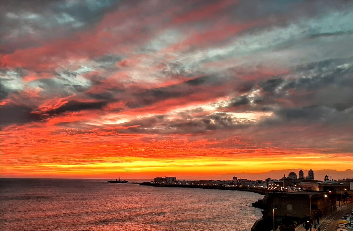 Atardecer en #Cádiz