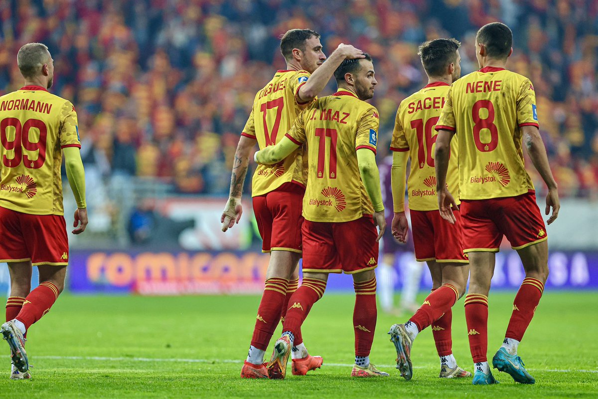 Three more points!! <a href="/Jagiellonia1920/">Jagiellonia Białystok</a> ❤️💛