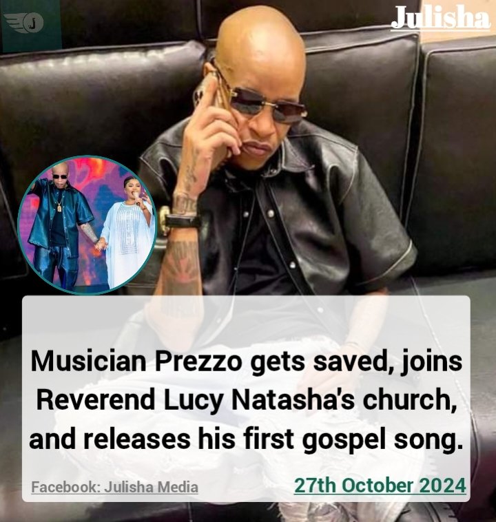 Goddie_Ke's tweet photo. Musician Prezzo gets saved, joins Reverend Lucy Natasha's church, releases his first gospel song https://t.co/hEWG98MS6D