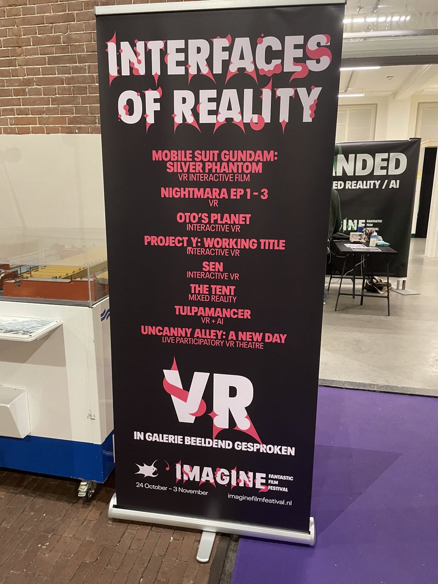 Aanrader op ⁦<a href="/ImagineFFF/">Imagine Fantastic Film Festival</a>⁩ ! #Amsterdam #VirtualReality