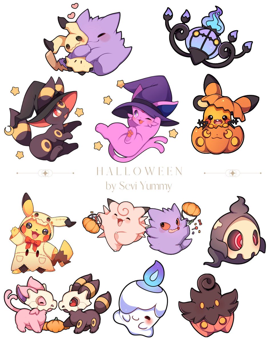 SeviYummy's tweet photo. Poke-Halloween 🎃 https://t.co/SGJby7XVwx