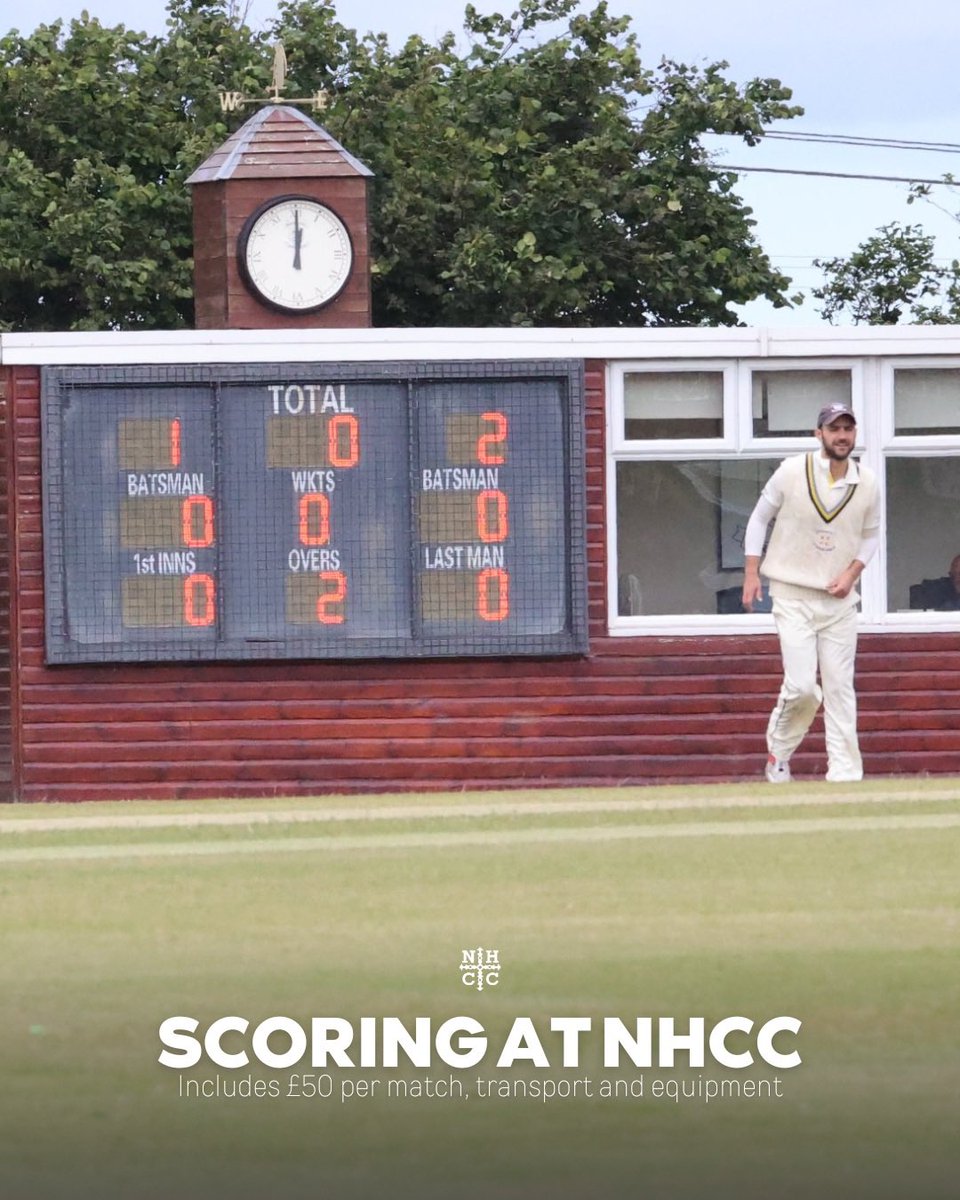 We’re on the hunt for a scorer for our 1XI 🧑‍💻

💷 £50 per match
💻 Equipment provided
🎓 Free training
🚗 Match day transport

View the role 📲 northophall.play-cricket.com/web_pages/vaca…