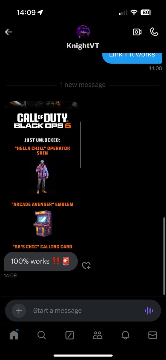 Who needs a #BlackOps6  “Hella Chill” operator skin? I have 1 code to give away. 🫡

• Like this tweet 
• Follow <a href="/HazzaXi/">HarryBo6Codes</a> 
• Reply with your current level in BO6 ⬇️