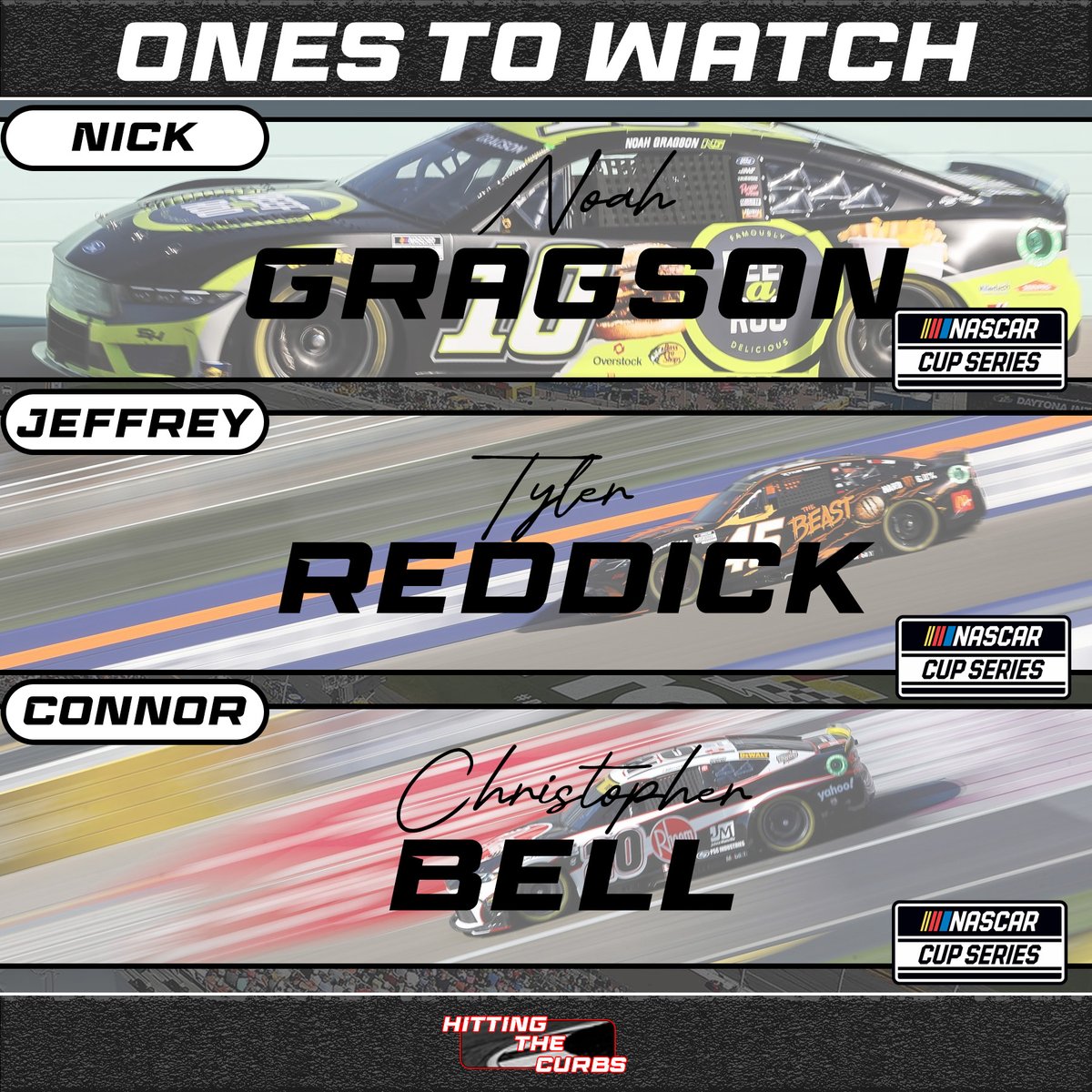 Here are our ONES TO WATCH for the Talk Wireless 400. Do you agree or disagree with our picks?

#NASCAR | #nascarplayoffs