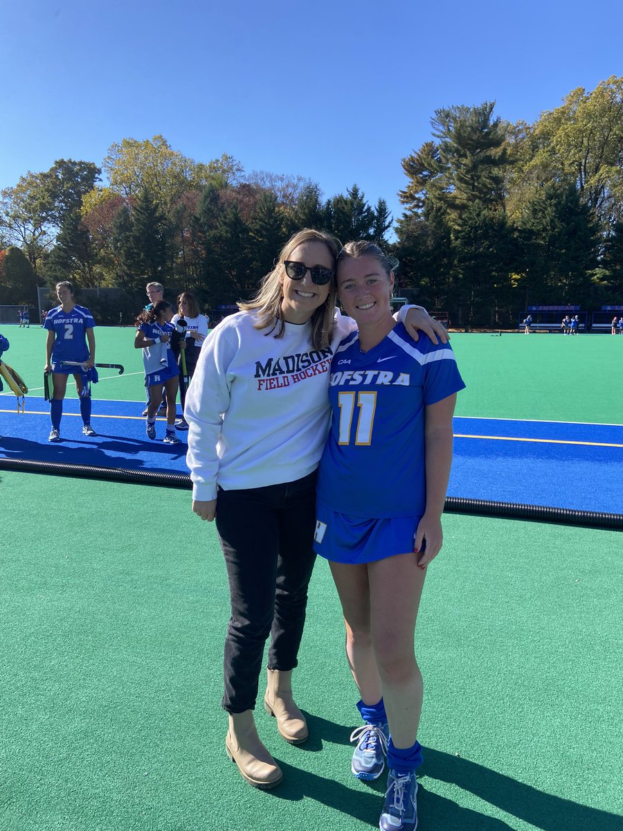 Great seeing Tess play at the collegiate level. Great game, <a href="/HofstraFH1/">Hofstra Field Hockey</a> against a tough AU!