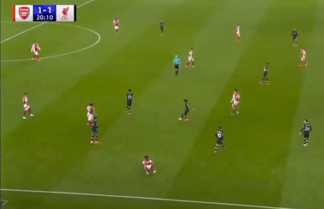 afcnewsroom's tweet photo. Mike Dean: “Diaz hasn’t been booked for kicking the ball as the Arsenal players were not set to take a quick free kick”. 

Very, very interesting 🤔 @FA_PGMOL https://t.co/X824S49gE9