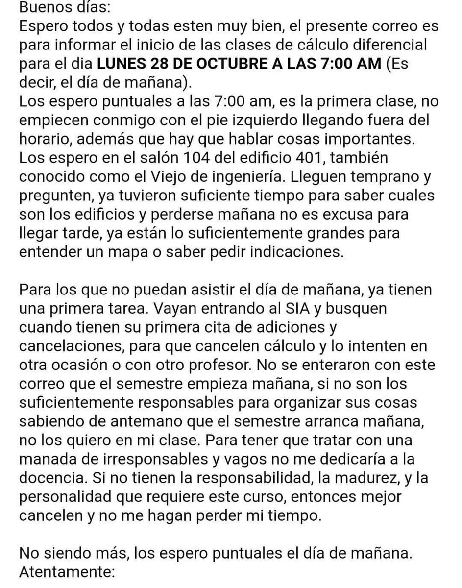 andresm3006's tweet photo. Profesores como estos no deberían existir

(Me lo compartieron de la nacional) https://t.co/t2CCn3wDqE
