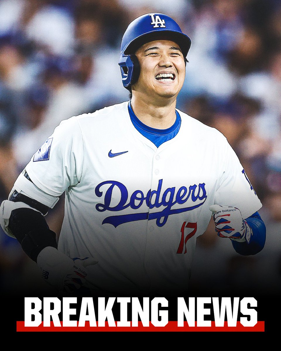 espn's tweet image. Breaking: Shohei Ohtani has been cleared to play in Game 3 of the World Series after he suffered a shoulder injury late in the Dodgers' Game 2 win.

"He's in a great spot. He's playing tomorrow," Dodgers manager Dave Roberts told ESPN's Karl Ravech via text.