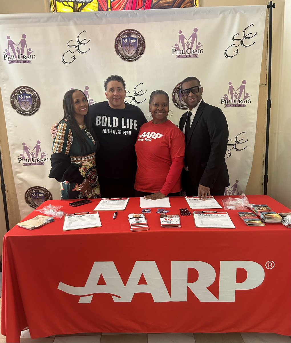 Reggie Nance (@reggienance) on Twitter photo Thanks to Pastor Phil Craig and the Greater Springfield Community Church in Queens for hosting <a href="/AARPNY/">aarpny</a> and <a href="/ToyaBeasley/">Toya Beasley</a> of <a href="/947TheBlock/">94.7 THE BLOCK</a> today for Faith in Voting Sunday!! Thanks to Pastor Phil Craig and the Greater Springfield Community Church in Queens for hosting <a href="/AARPNY/">aarpny</a> and <a href="/ToyaBeasley/">Toya Beasley</a> of <a href="/947TheBlock/">94.7 THE BLOCK</a> today for Faith in Voting Sunday!!