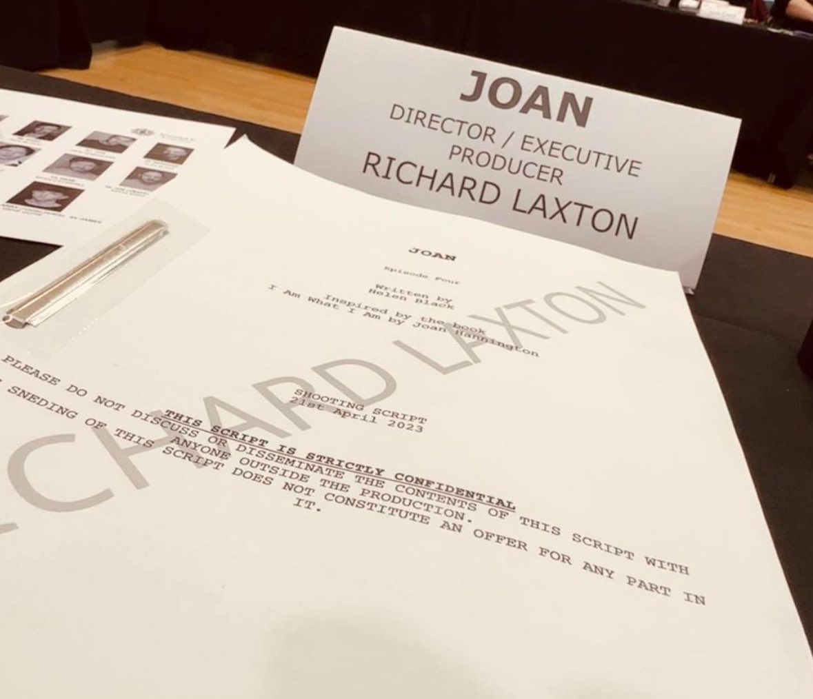 alexblakeuk's tweet photo. 18 months since the cast and crew readthrough for Joan for @itv @ITVX
From page to set to screen - what a journey, what a team, what a show...
#Joan #BernardJones #UKDrama #ukactor https://t.co/4d9JuaArMW