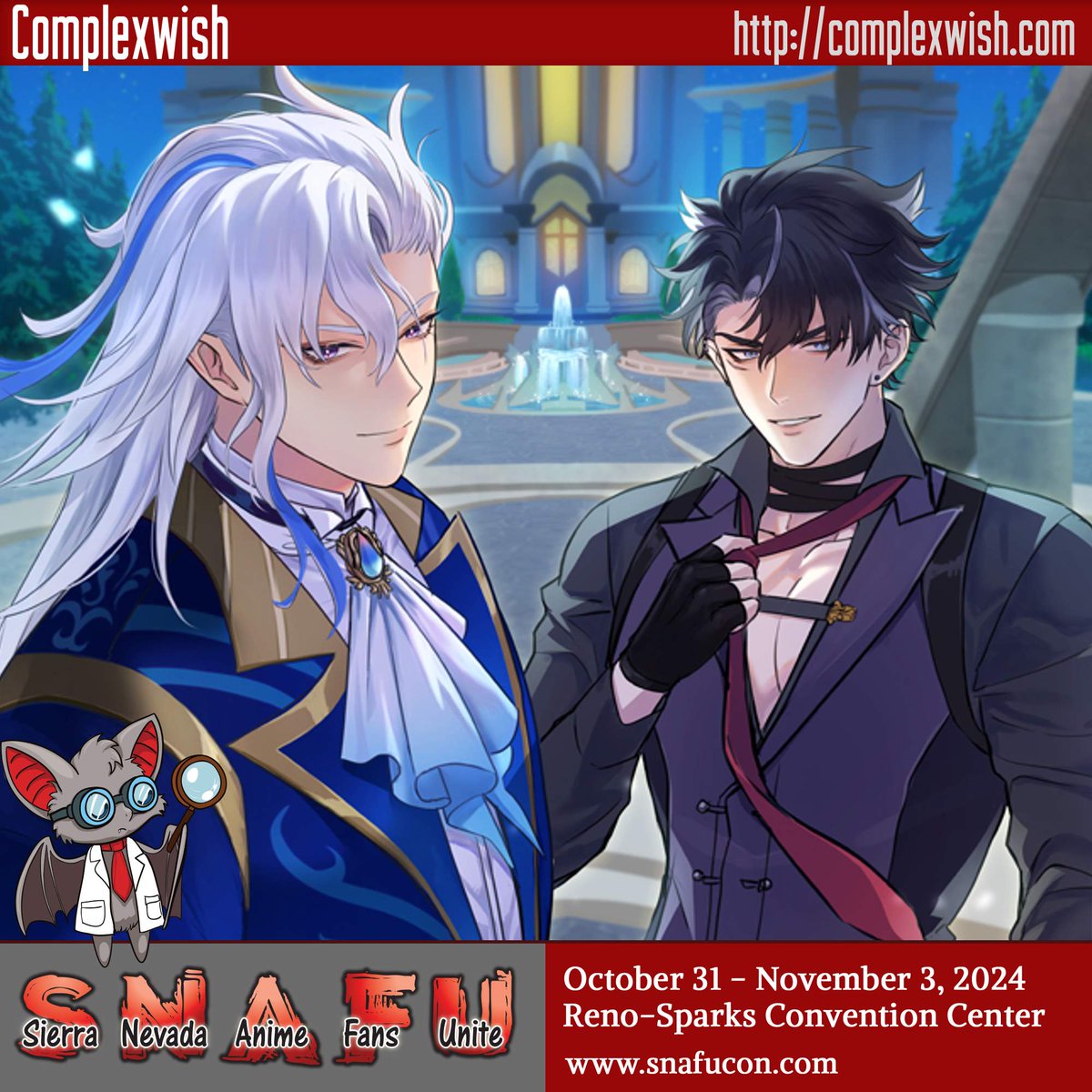 SNAFU Con's next artist spotlight is Complexwish!

Complexwish draws beautiful original art and fanart and will be selling lots of different merchandise! complexwish.com