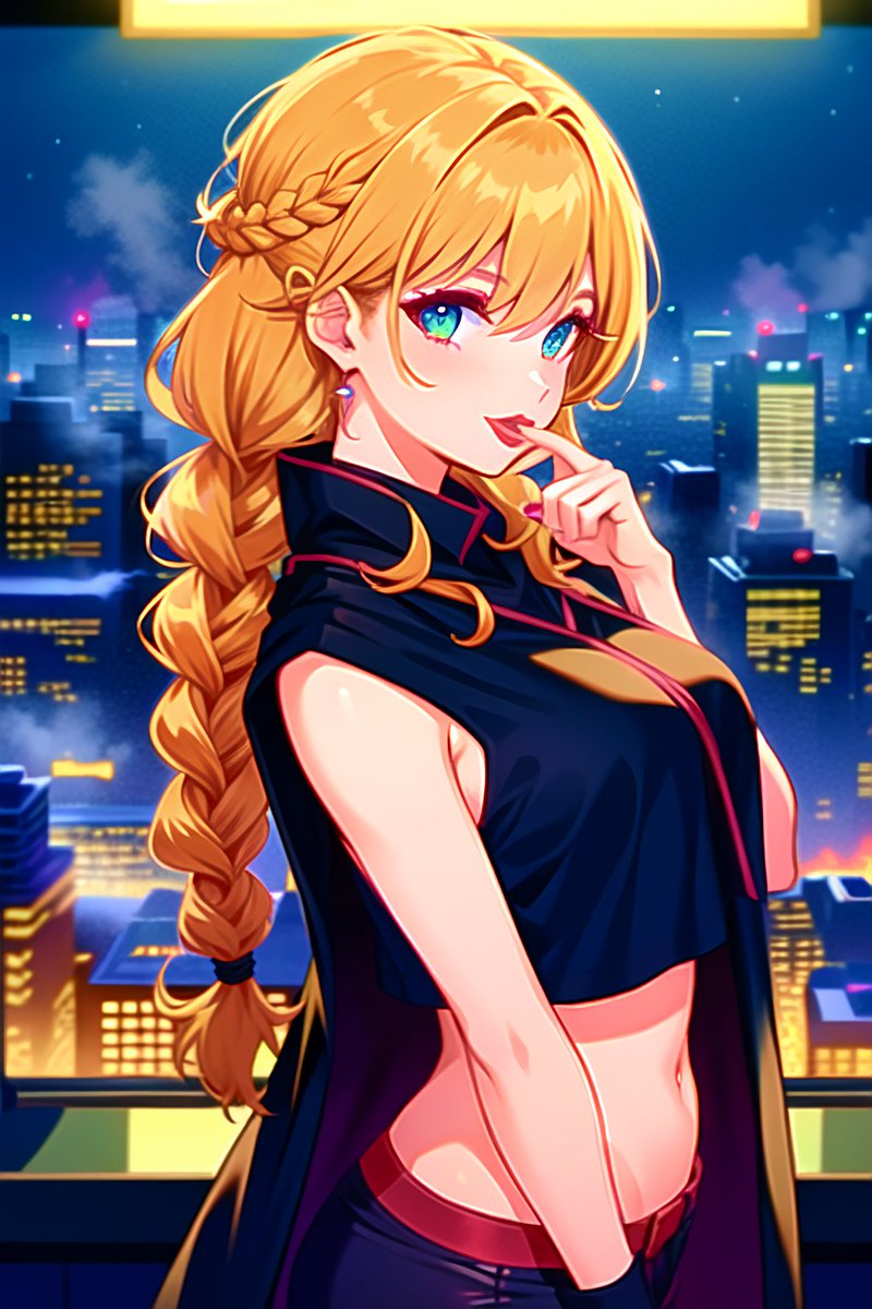 ShibikoAI's tweet photo. Midnight Cityscape Siren
What's your go-to Halloween party anthem?
Create for Free at https://t.co/TCpF7GqiVm
#aiart #HalloweenVibes #anime #halloween #animegirl #cute #CapeLife #kawaii #AIใคใฉในใ #SleevelessShirt #CityNightlife #NailPolish https://t.co/CFFuHArfbb