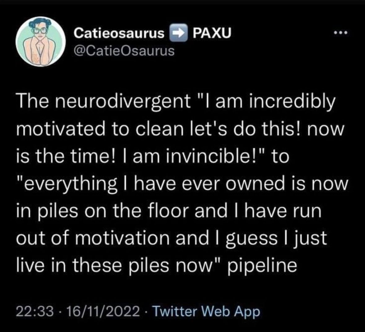 ADHDForReal's tweet photo. https://t.co/MXEiVeL4Ka