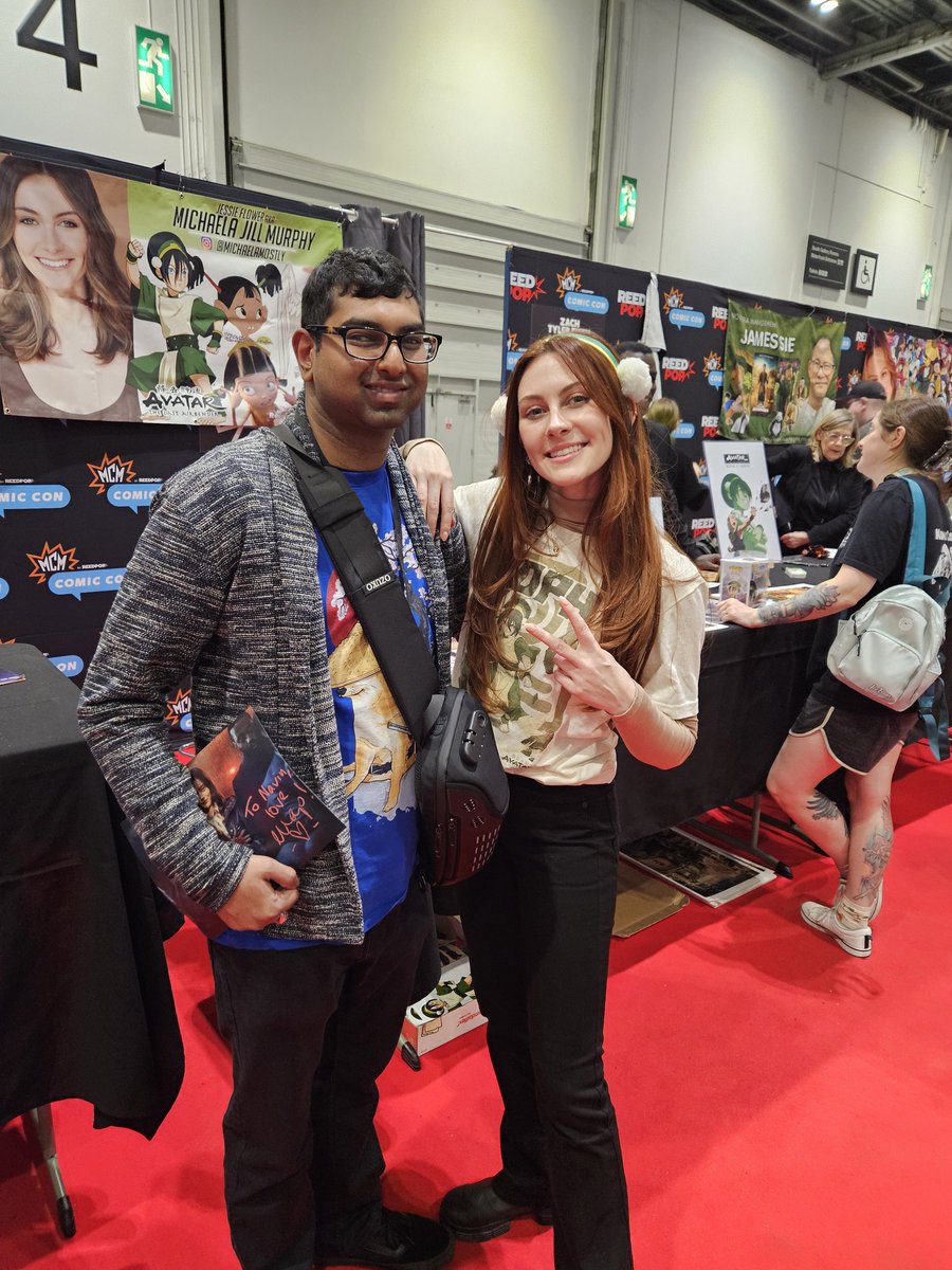 Awesome to meet Michaela Jill Murphy AKA the voice of Toph Beifong