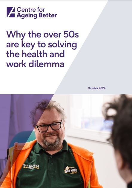 Did you know that over half (53%) of the 3 million people currently economically inactive due to long-term illness or disability, are between 50 and 65?

Our new comprehensive health and work evidence review breaks down this issue in more detail.

Download here: