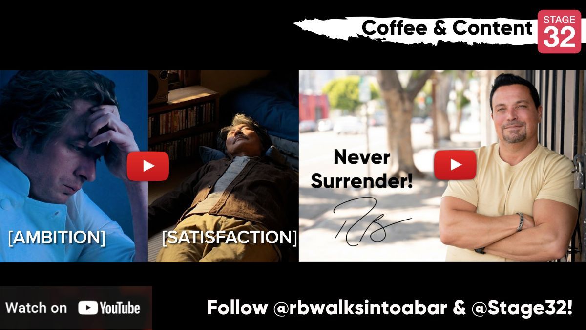 Stage32's tweet photo. Drink in this week's content with your Sunday morning latte >> https://t.co/rhKzMjTS55
@rbwalksintoabar #coffeeandcontent #advice #tips #inspiration #themes #film #television #screenwriting #filmmaking #goals https://t.co/VIdAhcoKdc