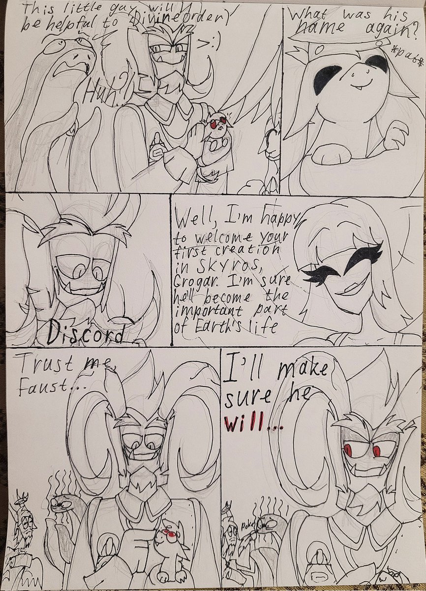 LianaTrofimenko's tweet photo. Here's da second part of Grogar lore of my AU!:D
"Grogar's best and first ever creation"
#MLP #Grogar #mlp_oc #TheCaptiveOfDiscord https://t.co/UPV1pfpHih