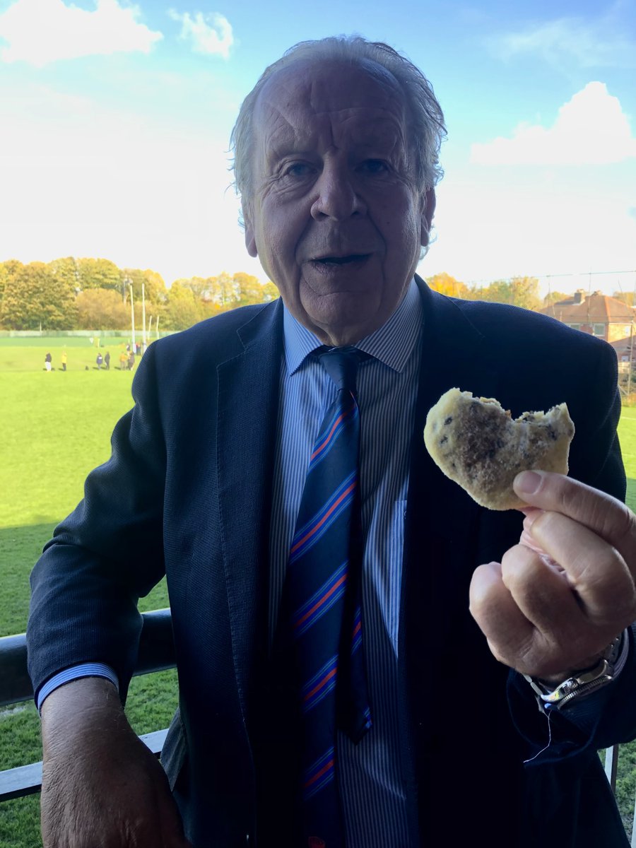 An honour and a pleasure to have Sir Bill Beaumont GBE join us at the club this morning to discuss Rugby, Community and the superiority of the Eccles Cake over the Chorley Cake! 😉