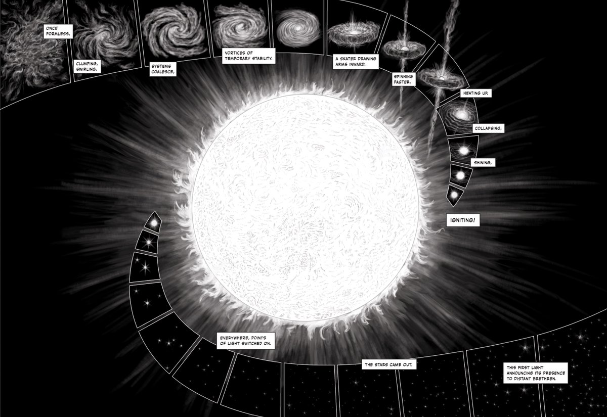 Nick Sousanis @nsousanis on all the socials fwiw (@nsousanis) on Twitter photo The birth of a first star - and another finished spread! To a bright Sunday for all...
w/appreciation for the work of @j_dunkley <a href="/DrEOChapman/">Emma Chapman</a> & the quest for these first stars!
#Nostos #Unflattening 2 The birth of a first star - and another finished spread! To a bright Sunday for all...
w/appreciation for the work of @j_dunkley <a href="/DrEOChapman/">Emma Chapman</a> & the quest for these first stars!
#Nostos #Unflattening 2