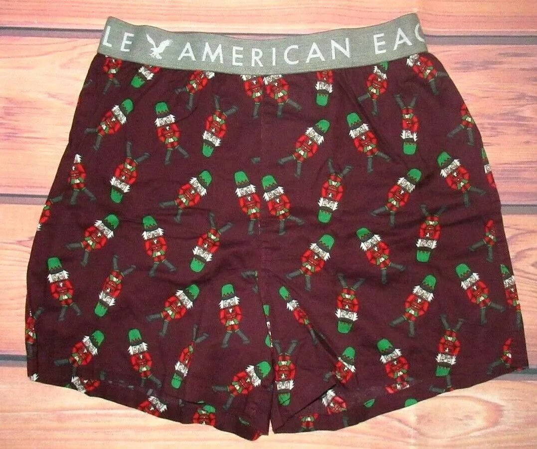 American Eagle has some cool underwear.  I purchased a pair at a thirft store.