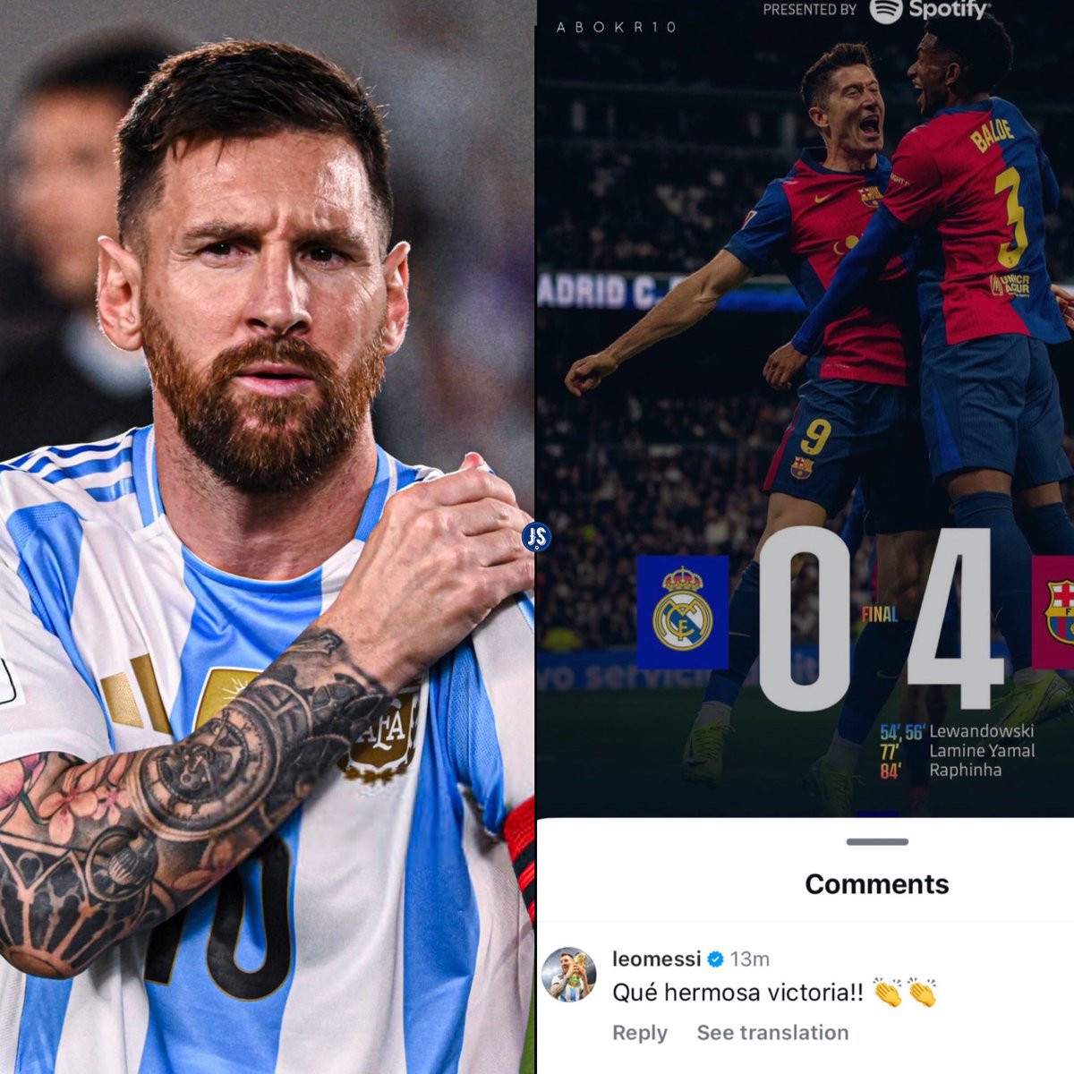 juegosimple__'s tweet photo. 🇦🇷 Lionel Messi en Instagram. https://t.co/XlnSiUmXXp