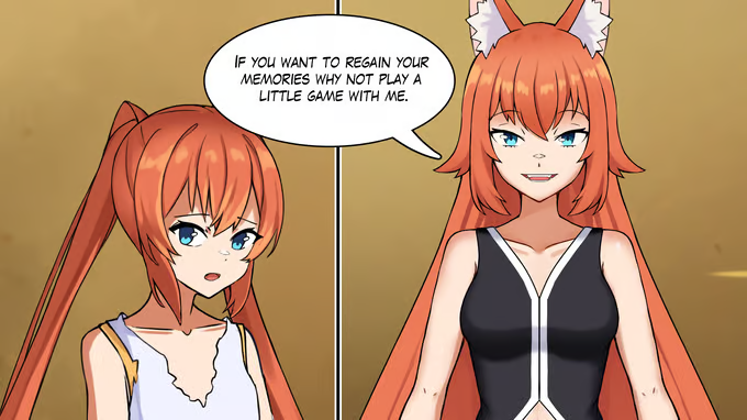 Megami_Saga's tweet photo. Image of what the final interactive scenes will look like in game as you interact with Mitsuko.   Reiko image is placeholder.  #anime #visualnovel #rpg #Live2D #game #renpy https://t.co/UcRWqyzpye