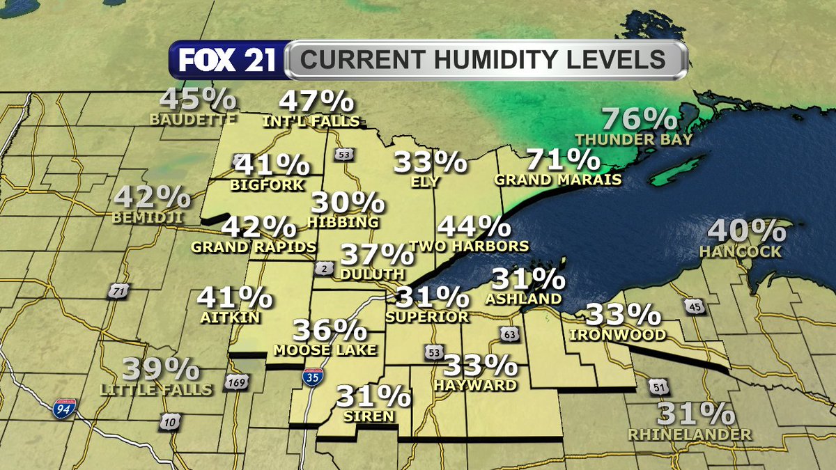 RustyMehlberg's tweet photo. Happy Sunday afternoon Northland!

It's been an ideal weekend to get outside and enjoy the warm temperatures and plenty of sunshine.

A more active weather pattern sets up over the region starting Tuesday. https://t.co/YRVIykRvzJ