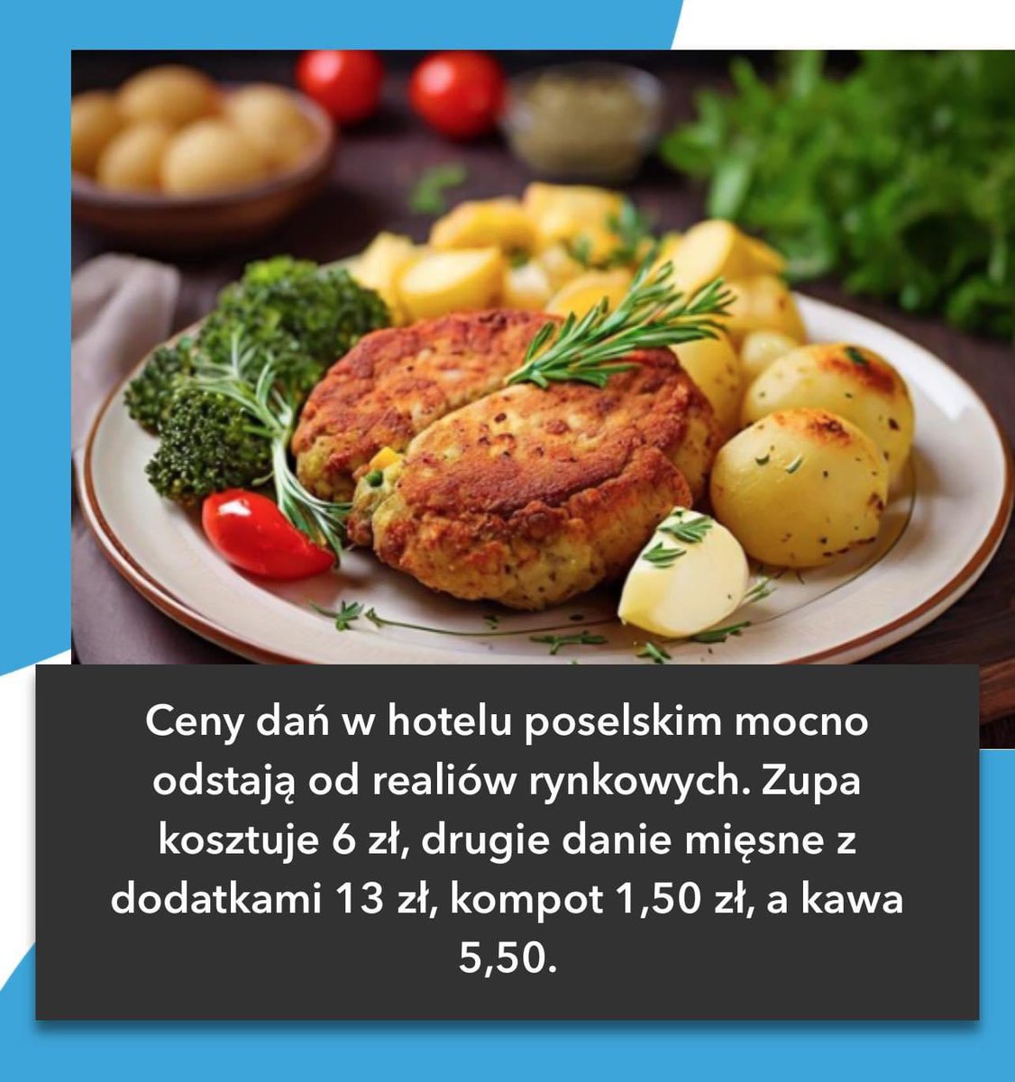 moim zdaniem na każdym uniwersytecie powinna być stołówka dla studentów, a ceny tam powinny być powiązane z cenami dań w hotelu poselskim