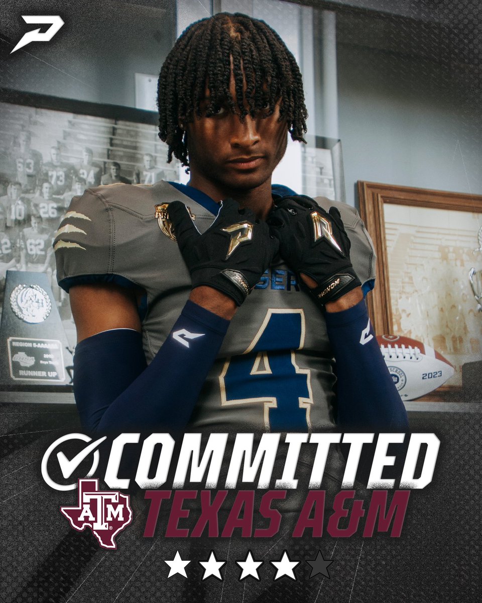 🚨BREAKING🚨 

2026 4⭐️ WR and Official #PhenomAthlete <a href="/AaronGregory_07/">Aaron Gregory</a> has committed to <a href="/AggieFootball/">Texas A&M Football</a> 

#Phenom #NIL #PhenomNIL #GigEm #aggies