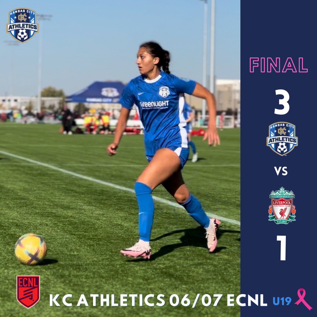 KC Athletics Academy Elite 06/07 ECNL (@kcaecnl2007g) on Twitter photo FINAL: WIN 3-1
Locked in today and got the dub. Six points for the weekend!!💪🏽
⚽️🅰️ <a href="/Miahebert07/">Mia Hebert</a>
⚽️ <a href="/AveryRasmussen_/">Avery Rasmussen</a>
⚽️ <a href="/HaleyCramer07/">Haley Cramer</a>
🅰️ <a href="/sophiamirsoccer/">Sophia Mir</a> FINAL: WIN 3-1
Locked in today and got the dub. Six points for the weekend!!💪🏽
⚽️🅰️ <a href="/Miahebert07/">Mia Hebert</a>
⚽️ <a href="/AveryRasmussen_/">Avery Rasmussen</a>
⚽️ <a href="/HaleyCramer07/">Haley Cramer</a>
🅰️ <a href="/sophiamirsoccer/">Sophia Mir</a>