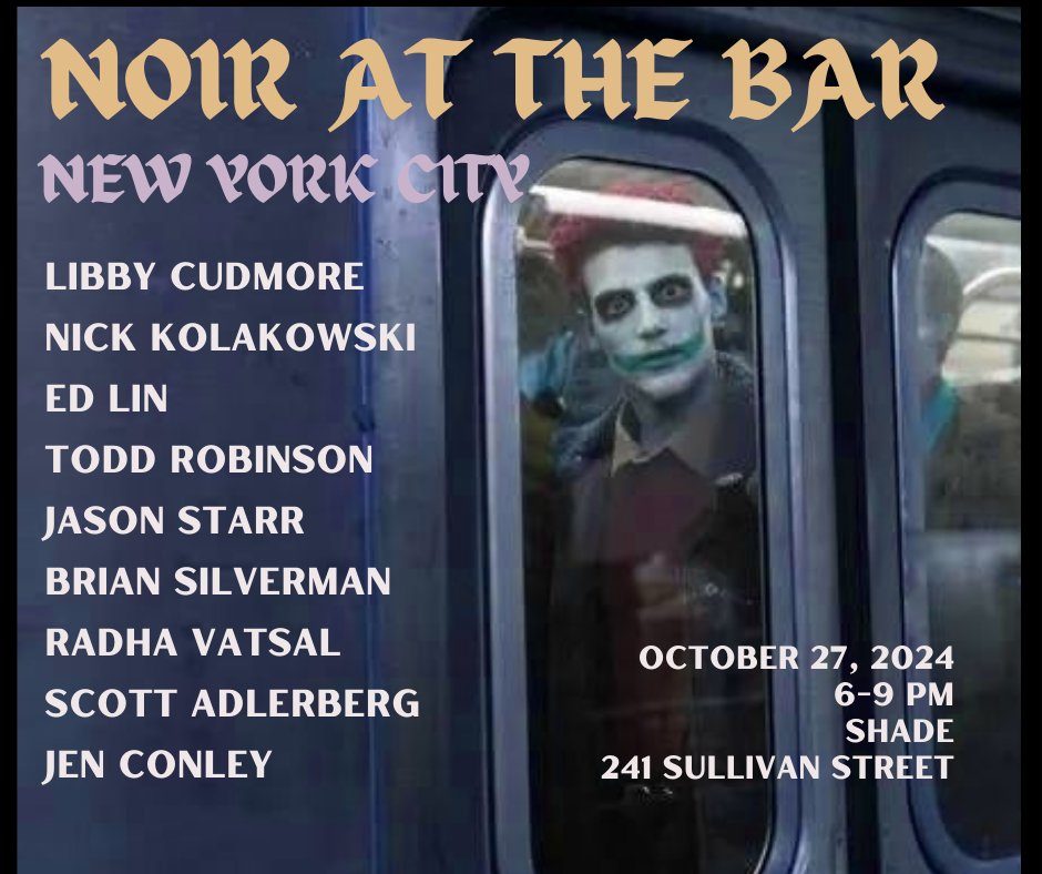 NOIR AT THE BAR TONIGHT!
