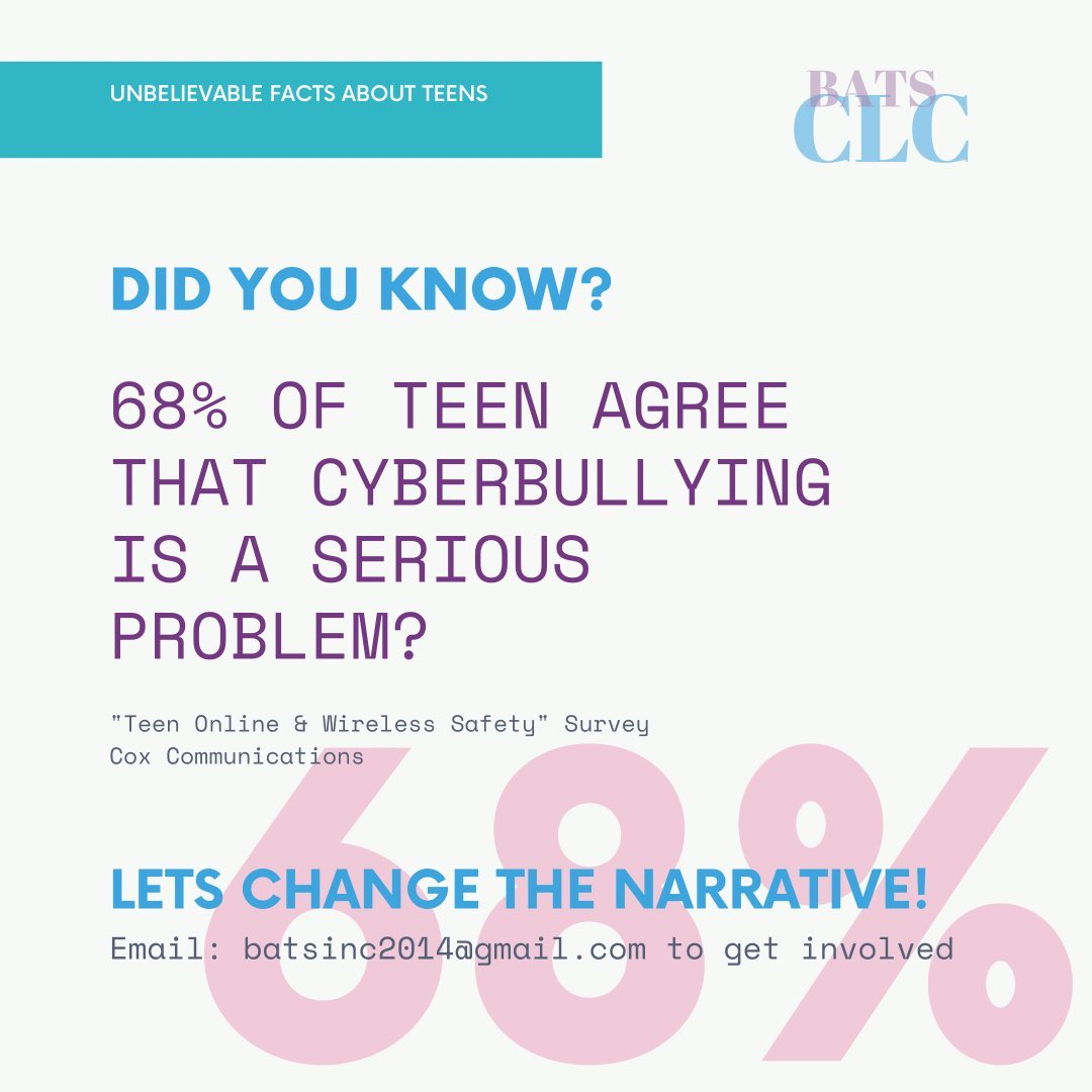 BatsCLC's tweet photo. Bullying takes many forms including verbal, psychological, physical, cyber, prejudicial, relational, sexual, or more subtle actions, like coercive control. Report Bullying to the U.S. Department of Justice @CivilRights #CyberSecurityAwarenessMonth https://t.co/T8WjQb53X9