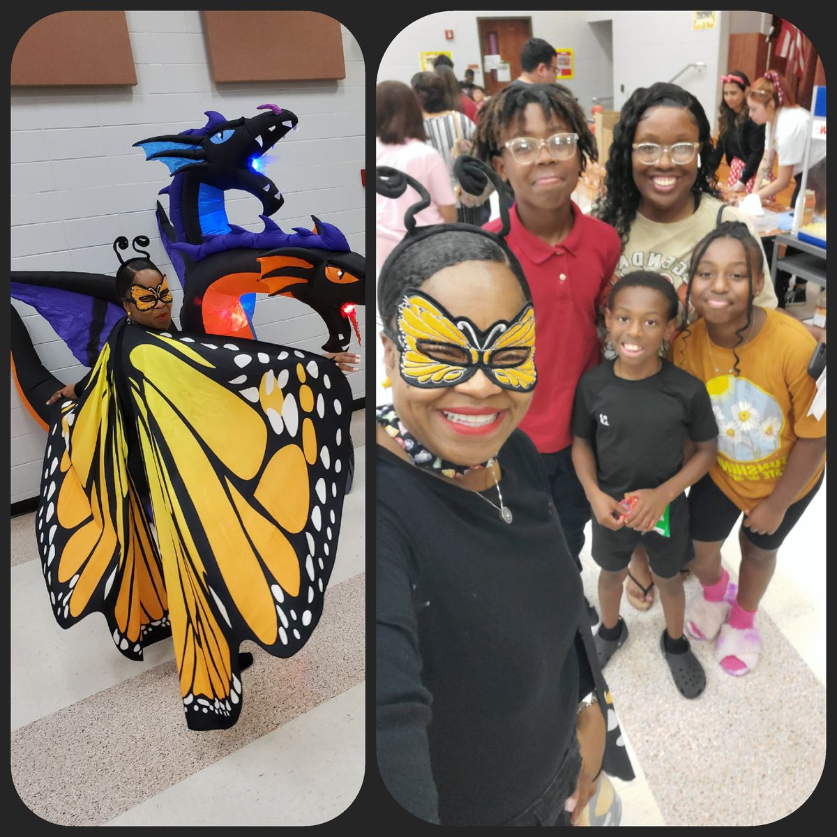 vsspille2's tweet photo. Imagine... all of these events happening on the same day! Hicks Elementary had an exciting, but super busy day. I ended Friday cheering on the Lions at their HOCO game!
#50thSchoolDay
#FallCarnival
#HOCO2024
#Exhausted
#AliefProud https://t.co/i0KInIfBfy