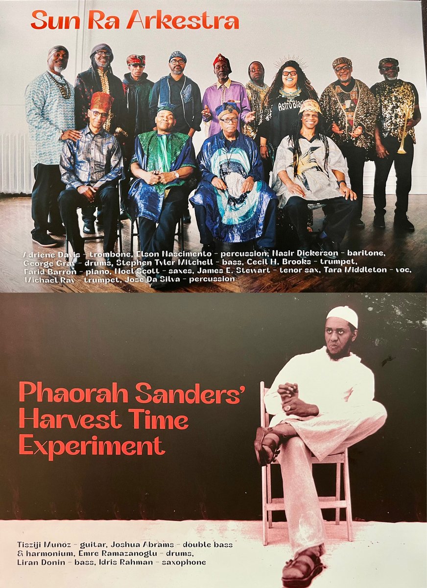 treygunn's tweet photo. Jazz Jamboree in Warsaw, Poland this weekend.
We've just finished up our soundcheck and are ready to Do It!

Last night was the Sun Ra Arkestra and a Phaorah Sanders related project. The first night was a project with Val Jeanty.
Tonight we go on right after Eivind Aarset. https://t.co/w7hI1i4yZV
