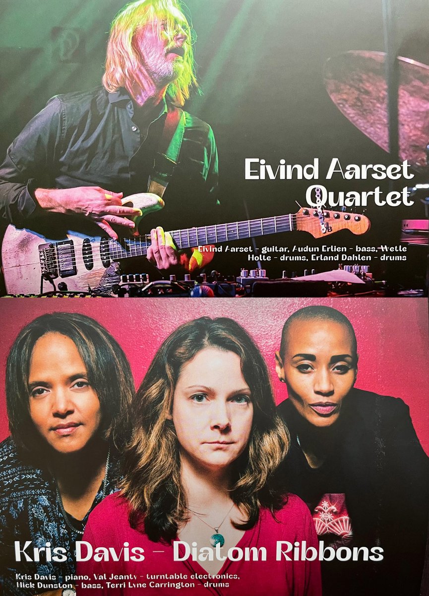 treygunn's tweet photo. Jazz Jamboree in Warsaw, Poland this weekend.
We've just finished up our soundcheck and are ready to Do It!

Last night was the Sun Ra Arkestra and a Phaorah Sanders related project. The first night was a project with Val Jeanty.
Tonight we go on right after Eivind Aarset. https://t.co/w7hI1i4yZV