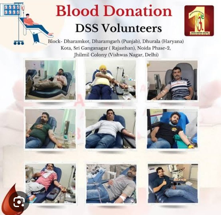 Akanshi_18's tweet photo. The act of blood donation is one of the most selfless acts.  someone we can help to #GiveLifeBack to countless individual.Millions of Dera Sacha Sauda volunteers who have pledged to donate blood regular the interval of 3months under the guidance of Saint Dr MSG.
'True Blood pump https://t.co/ch6zfg7CX4