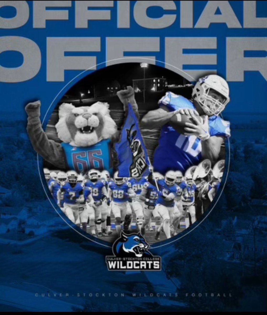Blessed to receive a scholarship offer from <a href="/CoachCutshaw/">Roy Cutshaw Jr</a> #AGTG 

<a href="/CSCwildcatsFB/">Culver Football</a> 
<a href="/CoachBeeby/">COACHBEEBY</a>