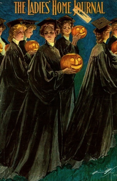 Front cover of The Ladies Home Journal, October 1905. Cover design by Harrison Fisher.