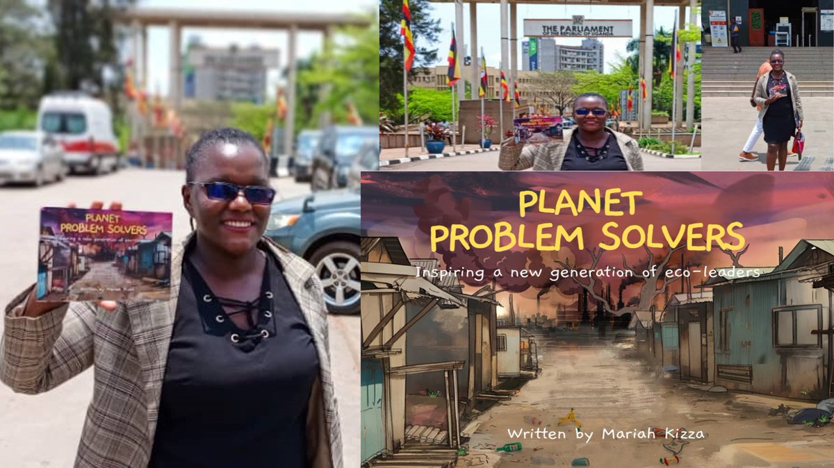 allen_namwase's tweet photo. Get to know more about climate change and how to save our environment for future Generations 🌿, by read this book called "PLANET PROBLEM SOLVERS" book.
#PLANETPROBLEMSOLVERS is written by Mariah Kizza, Founder Smart Women in Environment and Development 🎉 https://t.co/ny3gbuBsuD