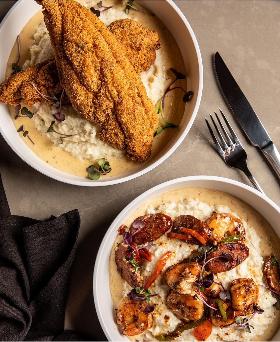 Fish &amp; Grits or Shrimp &amp; Grits