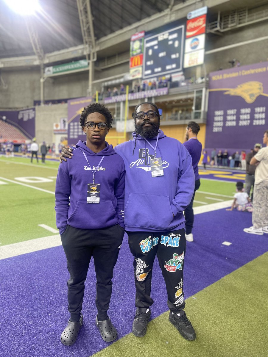 Jamil “JR” Stephens jr (@jamil_stephens) on Twitter photo Thank you <a href="/LoganM_CFB/">Logan Meyer</a> for the game day invite to watch <a href="/UNIFootball/">UNI Football</a> in action, the game was electric and the atmosphere was amazing can’t wait till get back on campus! <a href="/RussMann09/">Russ Mann</a> <a href="/BenDavisFB/">Ben Davis Football</a> <a href="/lukemelloh12/">Luke Melloh</a> <a href="/CoachTCampbell/">Tyler Campbell</a> <a href="/CoachMarkFarley/">Mark Farley</a> <a href="/AtifAustin/">Coach Austin</a> Thank you <a href="/LoganM_CFB/">Logan Meyer</a> for the game day invite to watch <a href="/UNIFootball/">UNI Football</a> in action, the game was electric and the atmosphere was amazing can’t wait till get back on campus! <a href="/RussMann09/">Russ Mann</a> <a href="/BenDavisFB/">Ben Davis Football</a> <a href="/lukemelloh12/">Luke Melloh</a> <a href="/CoachTCampbell/">Tyler Campbell</a> <a href="/CoachMarkFarley/">Mark Farley</a> <a href="/AtifAustin/">Coach Austin</a>